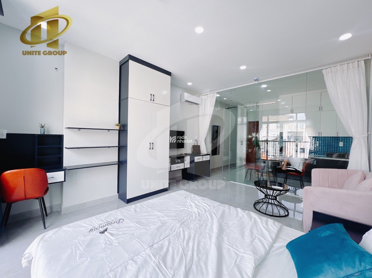 Cho thuê căn hộ quận 3, đầy đủ nội thất cao cấp, thang máy, mặt tiền