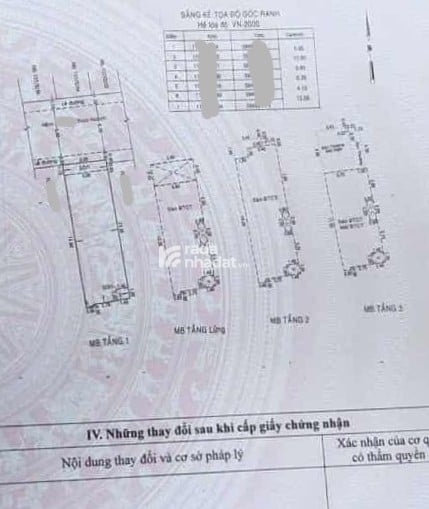 79M2 HXT 8M THÔNG LÊ THÚC HOẠCH, 4 TẦNG BTCT