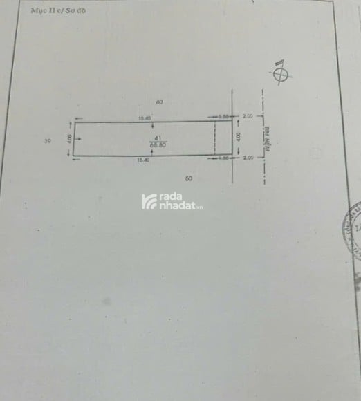 69M2 HXH BÙI THẾ MỸ, HẺM THÔNG NI SƯ, 4X17, 6TY2