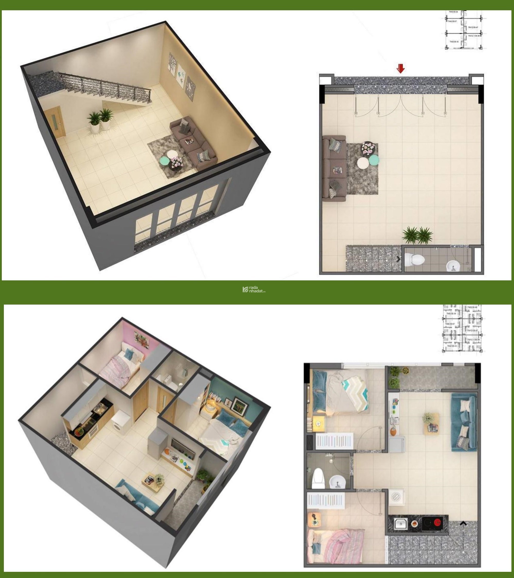 Tìm nhà đầu tư căn hộ thương mại 2.1tỷ/85m2 cổng sau khu công nghiệp Tân Hương 
