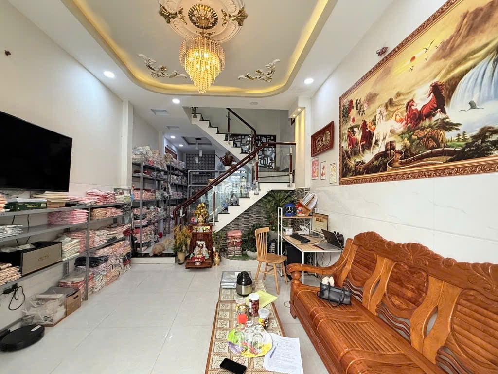 Chủ gấp bán nhà 4 tầng Lê Văn Thọ Thông Tây Hội Gò Vấp 5x22m Hẻm 5m Giá 10.7Tỷ