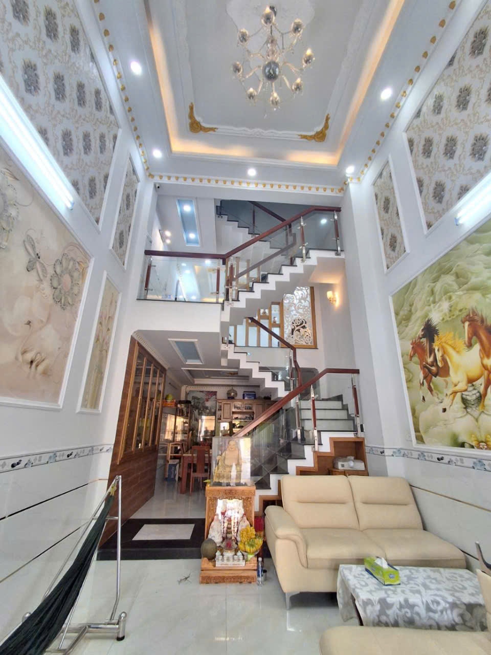 BÁN NHÀ HƯƠNG LỘ 2,GẦN NGÃ TƯ BỐN XÃ (4m x 14m x 5 TẦNG) 7,5 TỶ TL