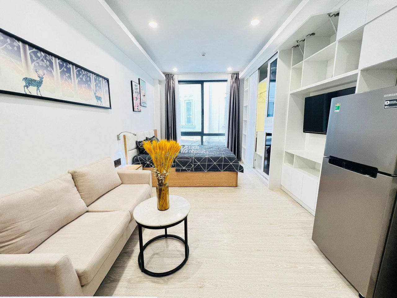 Cho thuê căn hộ quận 1, thang máy, có dịch vụ dọn phòng gần cầu Thị Nghè, Thảo Cầm Viên