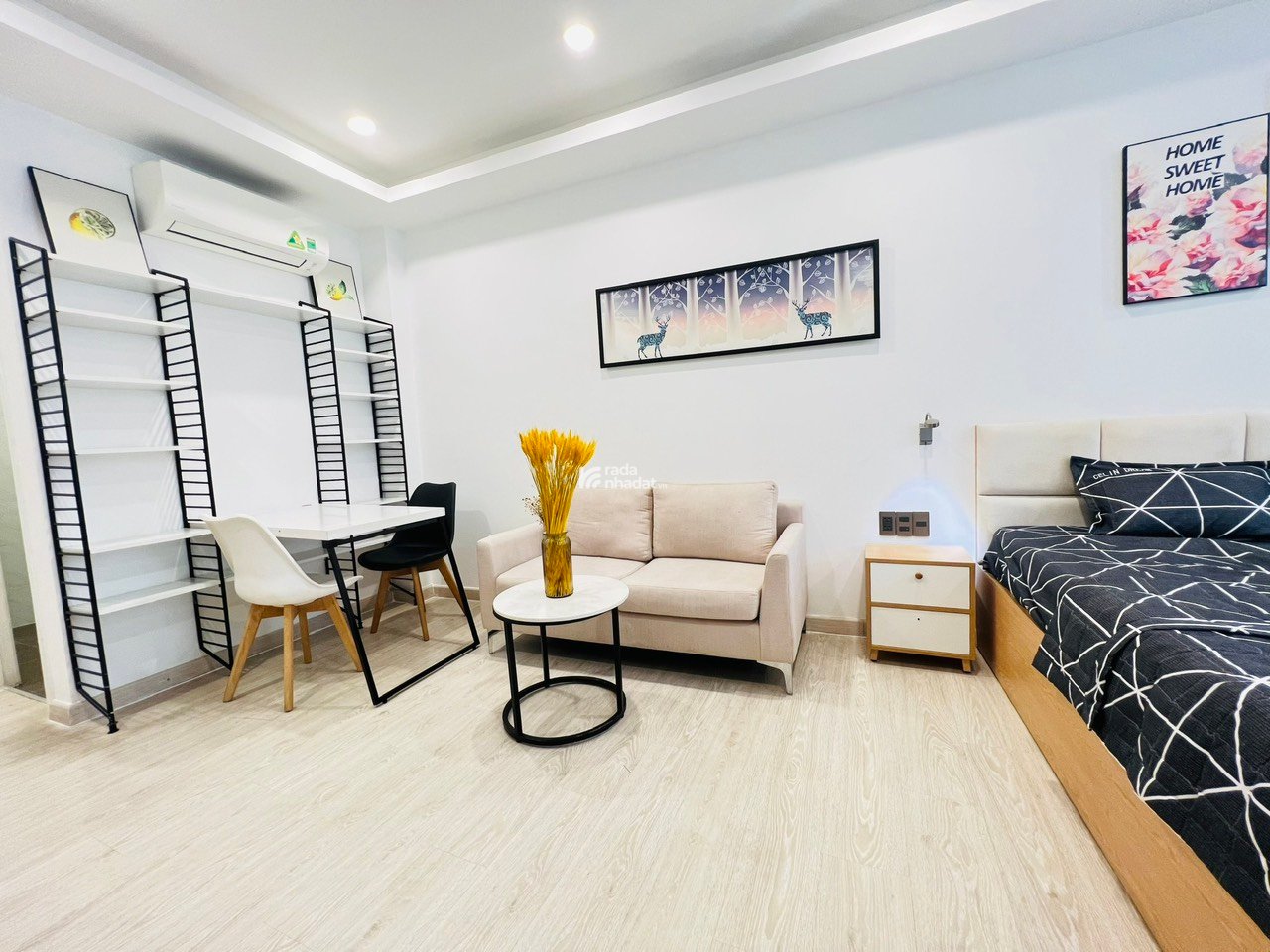 Cho thuê căn hộ quận 1, thang máy, có dịch vụ dọn phòng gần cầu Thị Nghè, Thảo Cầm Viên