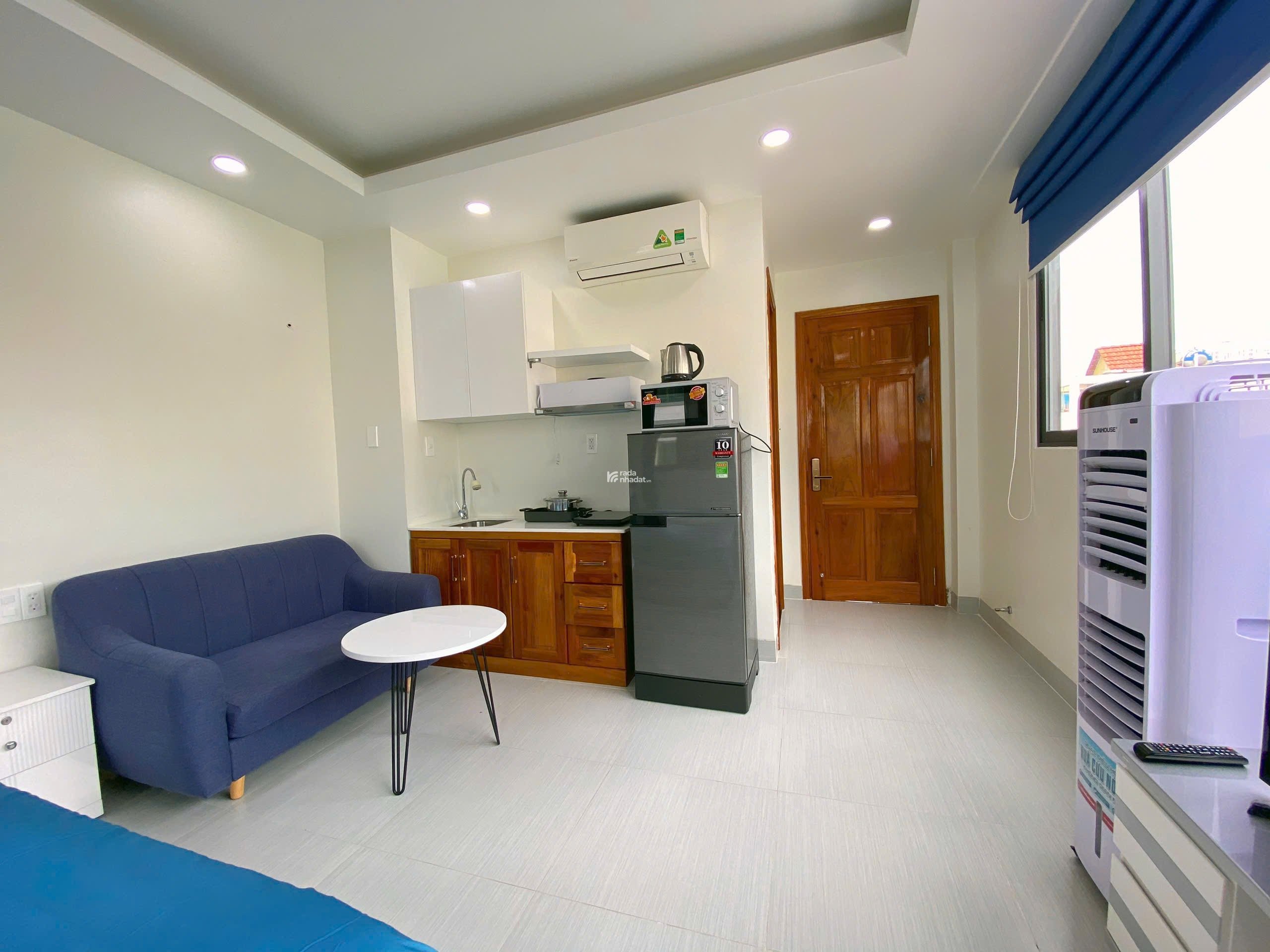Cho thuê căn hộ studio đủ nội thất Q1 gần Bùi Viện, Pull Man, ĐH Văn Lang