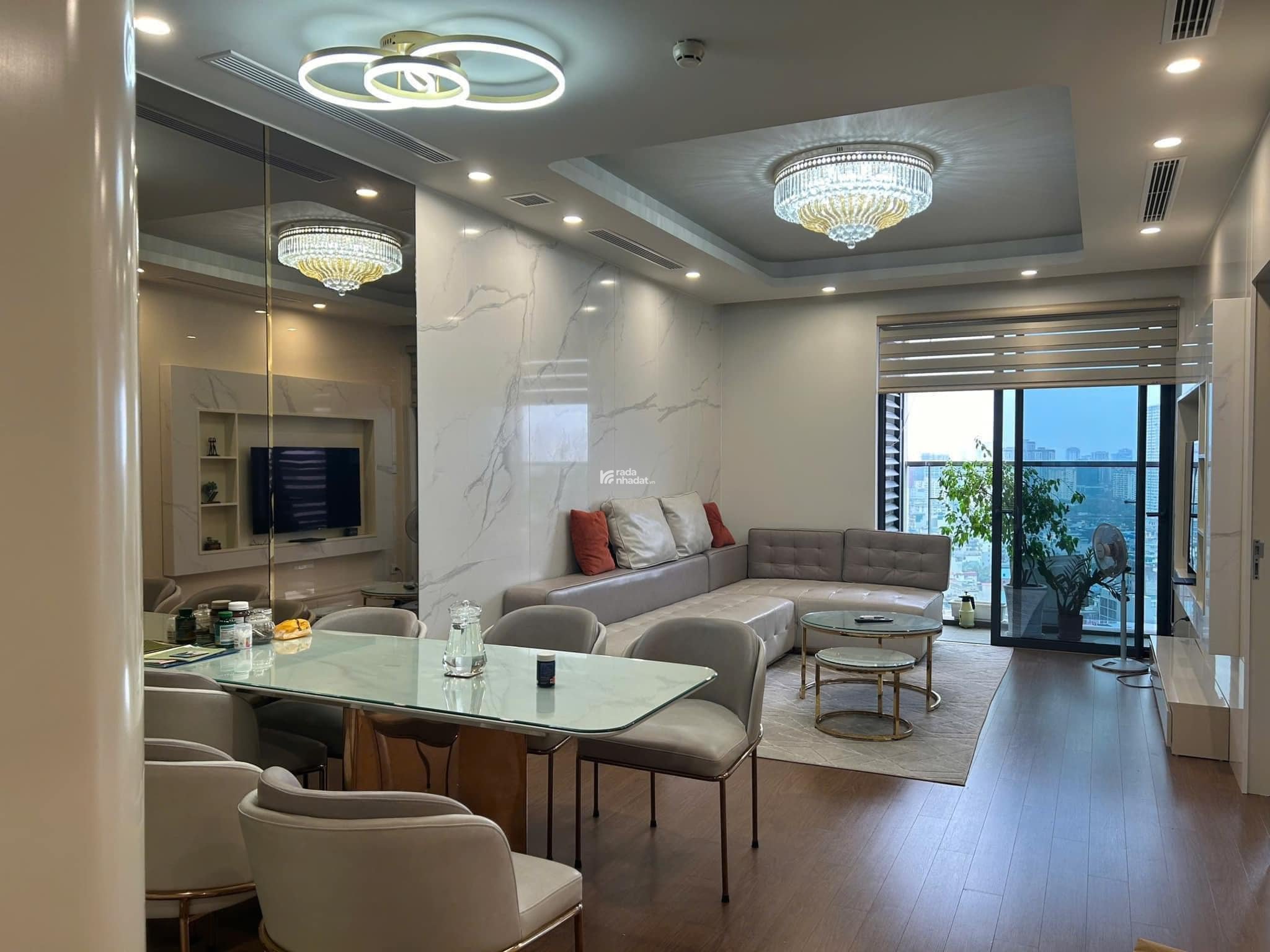 Bán CH Roman 3 ngủ, căn hoa hậu, diện tích 102,3m2 thiết kế 3 ngủ, full nội thất, giá từ 6,5 tỷ