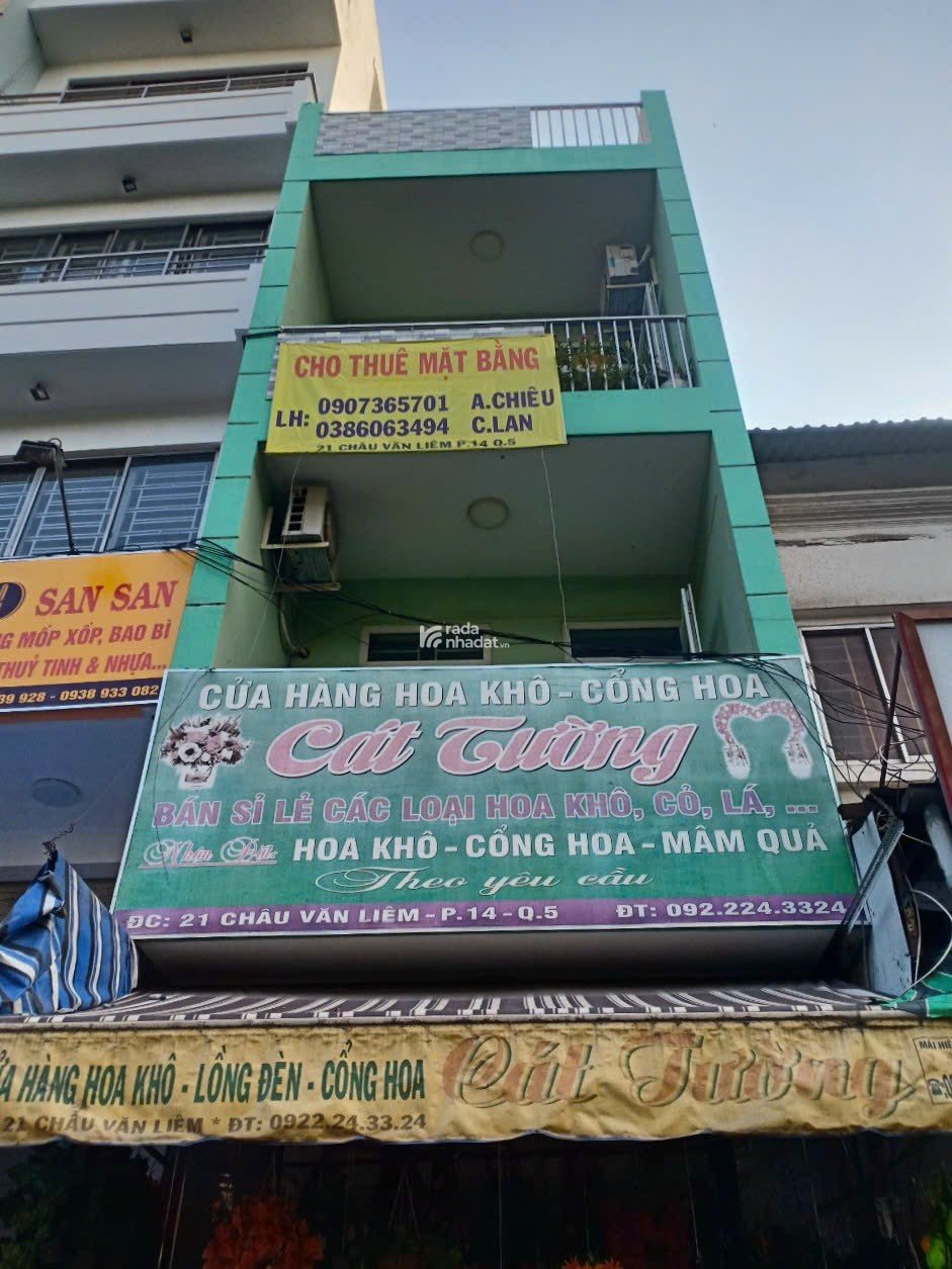  CHO THUÊ MẶT BẰNG MẶT TIỀN CHỢ LỚN QUẬN 5 (TP.HCM)
