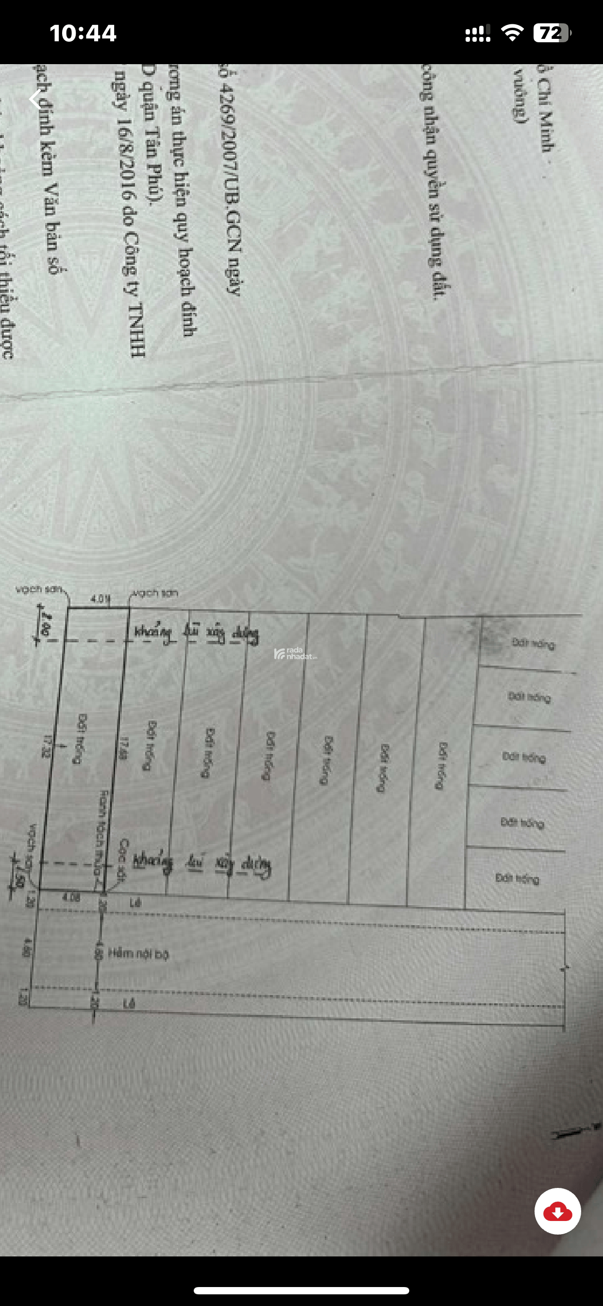 TÔ HIỆU TÂN PHÚ - KHU PHÂN LÔ ĐỒNG BÔ - DÂN TRÍ CAO - XD TƯ DO - 71M2(4.1x17) - CHỈ 8 TỶ HƠN.