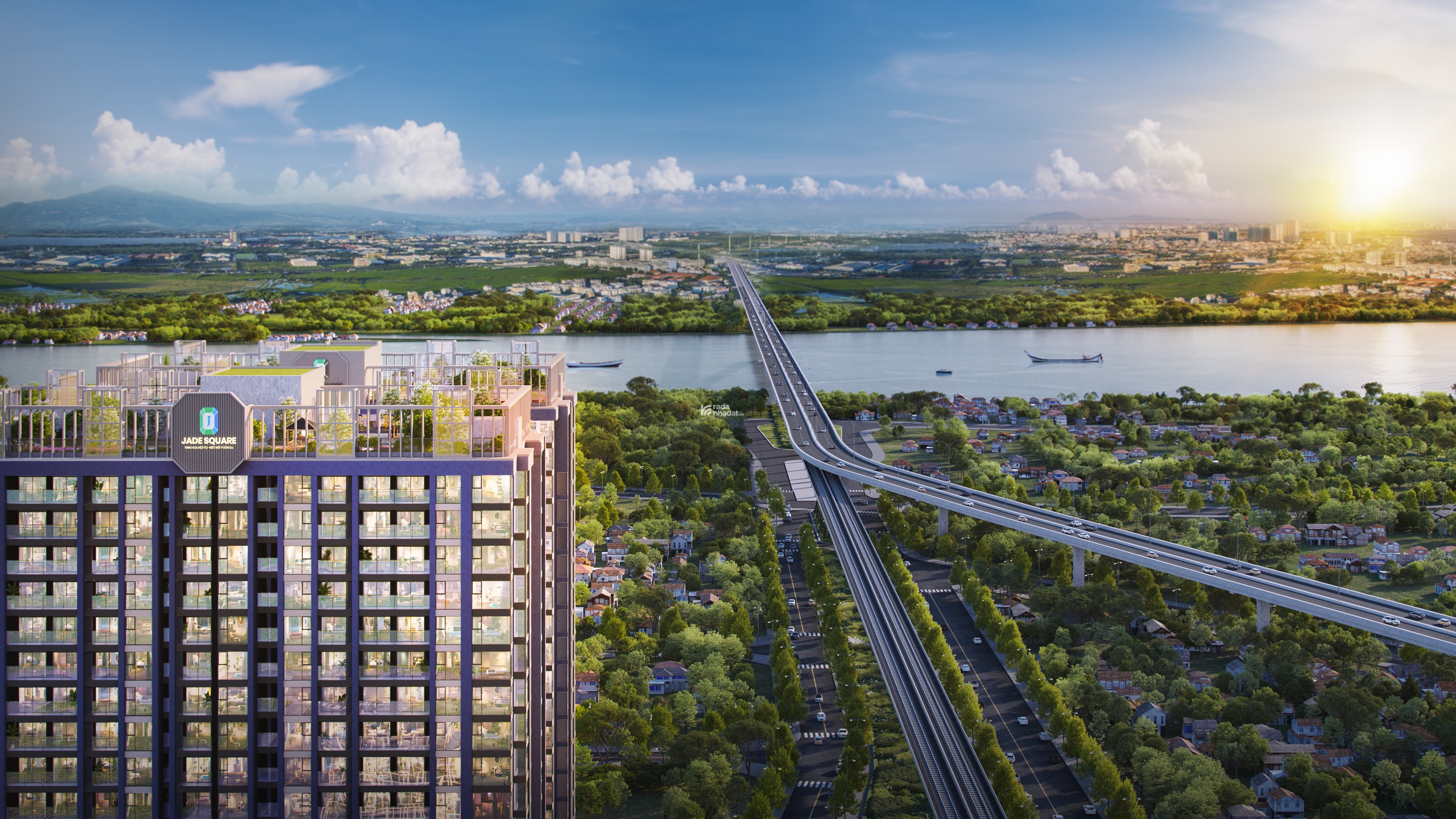 Vào 1 TỶ(15%) không cần đóng gốc lãi 2 năm Sở Hữu ngay căn hộ Jade Square cách HỒ TÂY 10p di chuyển