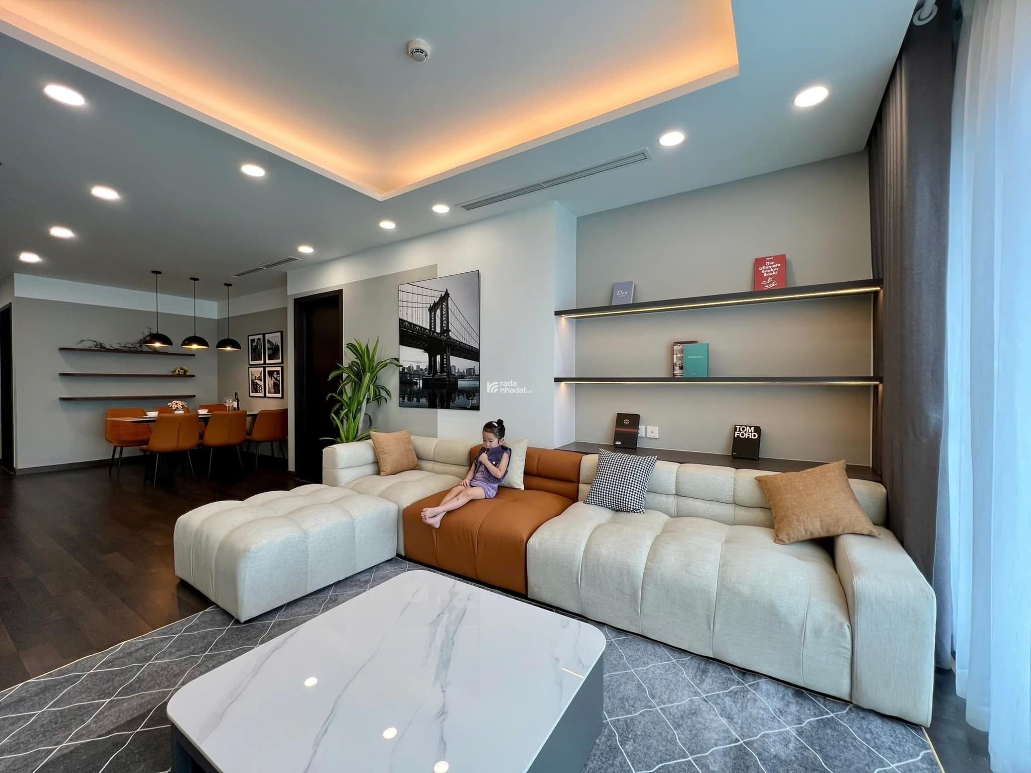 Cho thuê căn hộ chung cư 3PN The MarQ Quận 1 mới nhất T03/2025, Dt 110m, 128m, từ 45 triệu/tháng