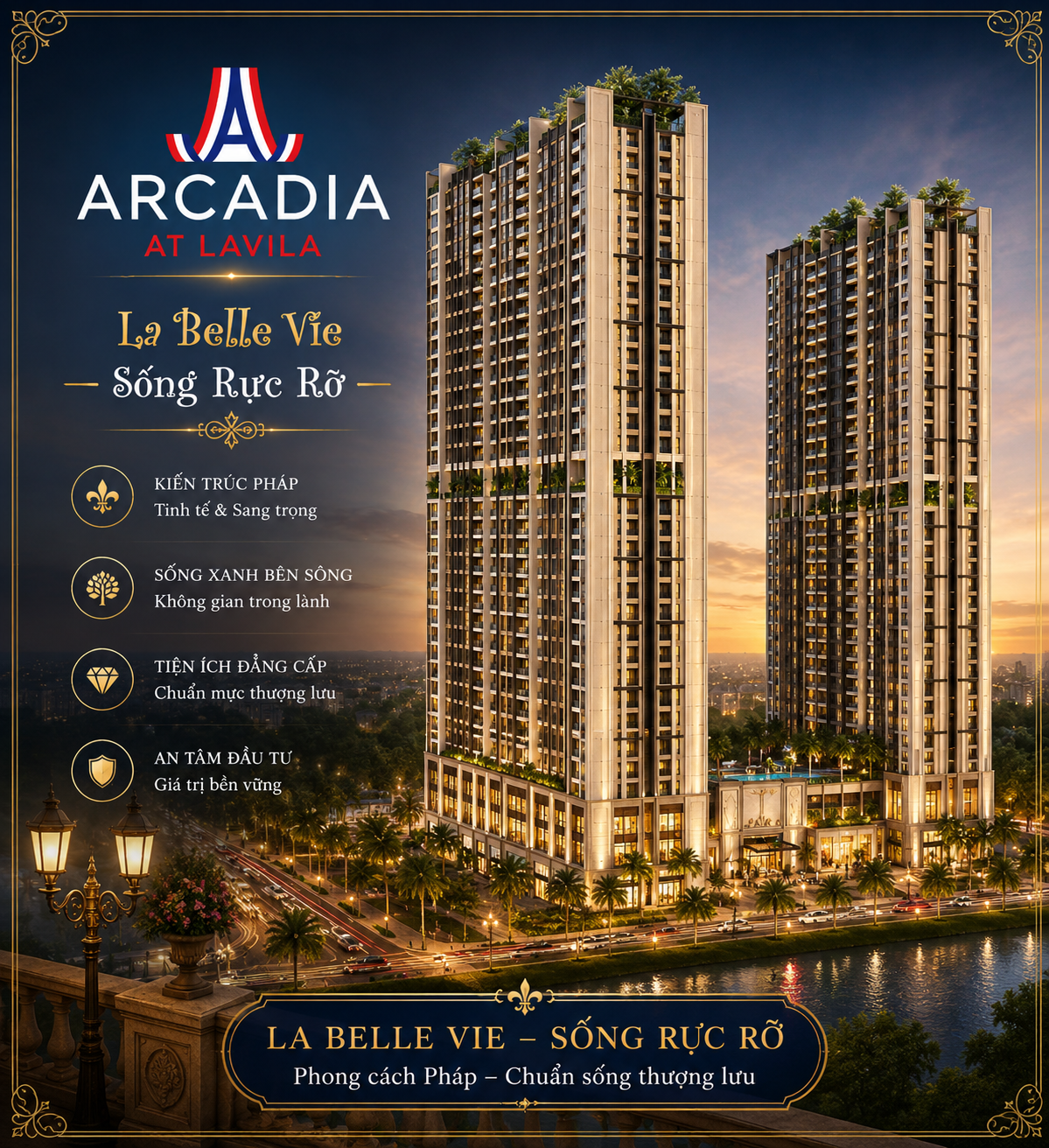 44m2 - Giá 3.9 tỷ nội thất cơ bản - 1PN1WC Arcadia Nguyễn Hữu Thọ