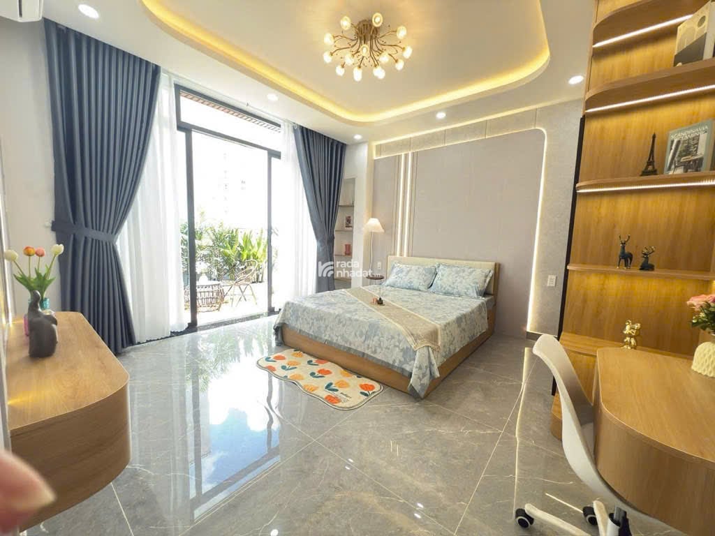 Nhà mới đẹp 4 tầng  full nội thất  Đường số 59  Gò Vấp  5.4x11m  Hẻm xe hơi  Giá 6.99 Tỷ