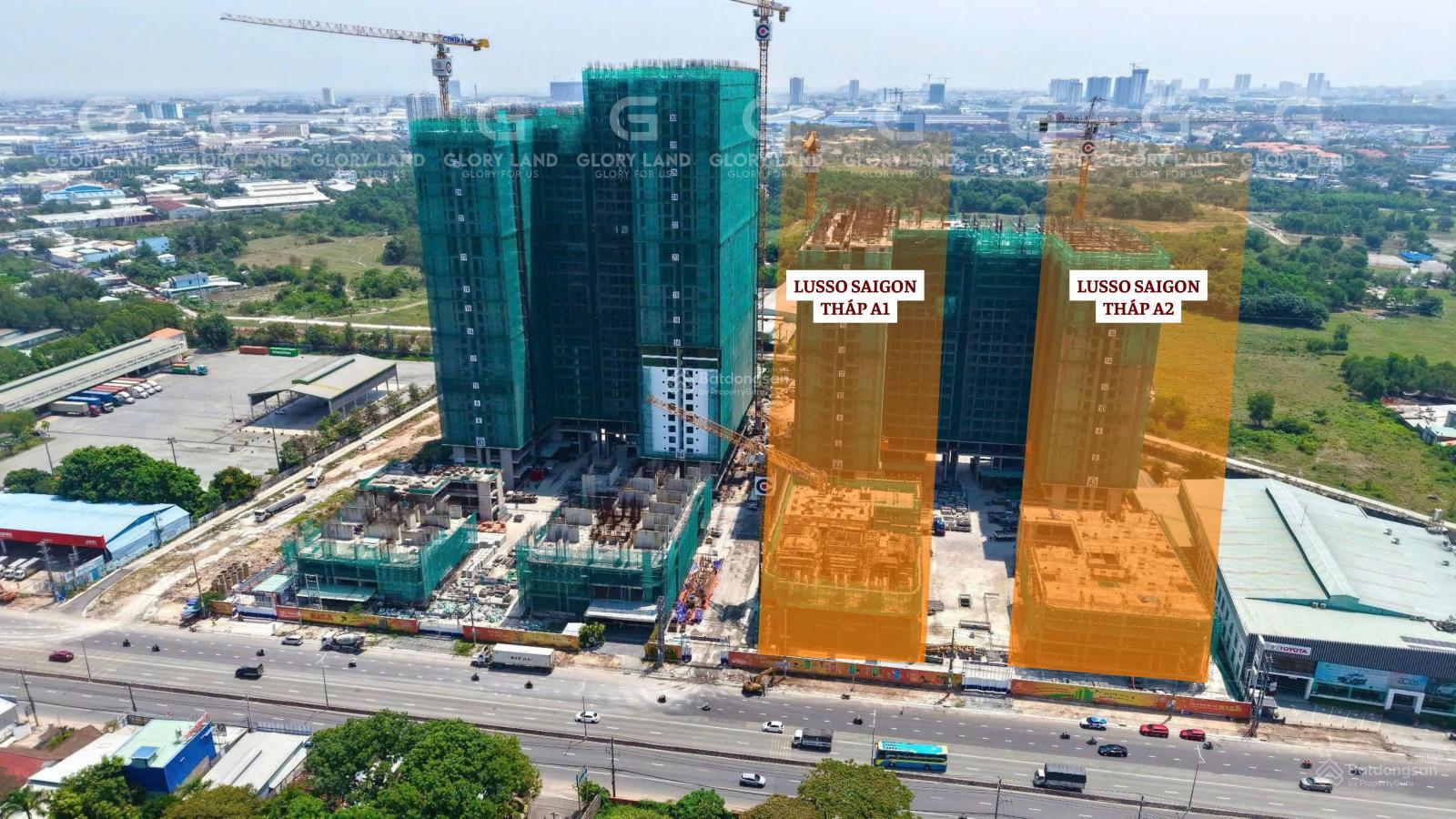 Căn hộ La Pura - Lusso Sai Gon mặt tiền trục đường chính Bình Dương QL13