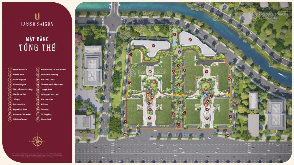 Căn hộ La Pura - Lusso Sai Gon mặt tiền trục đường chính Bình Dương QL13