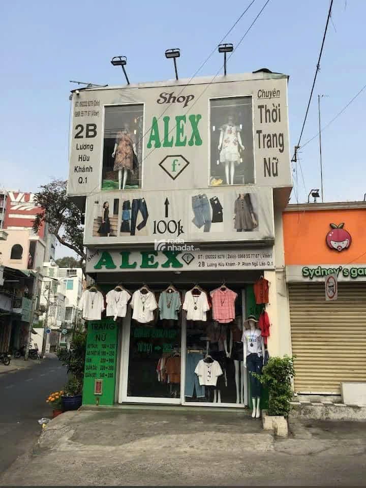 BÁN NHÀ MẶT TIỀN LƯƠNG HỮU KHÁNH QUẬN 1 - 14 tỷ