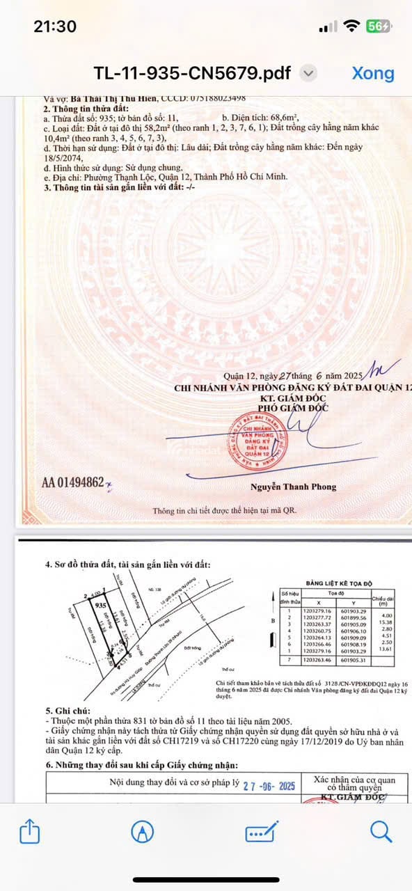 ĐẤT MẶT TIỀN KINH DOANH TL29 - TRUNG TÂM PHƯỜNG THẠNH LỘC