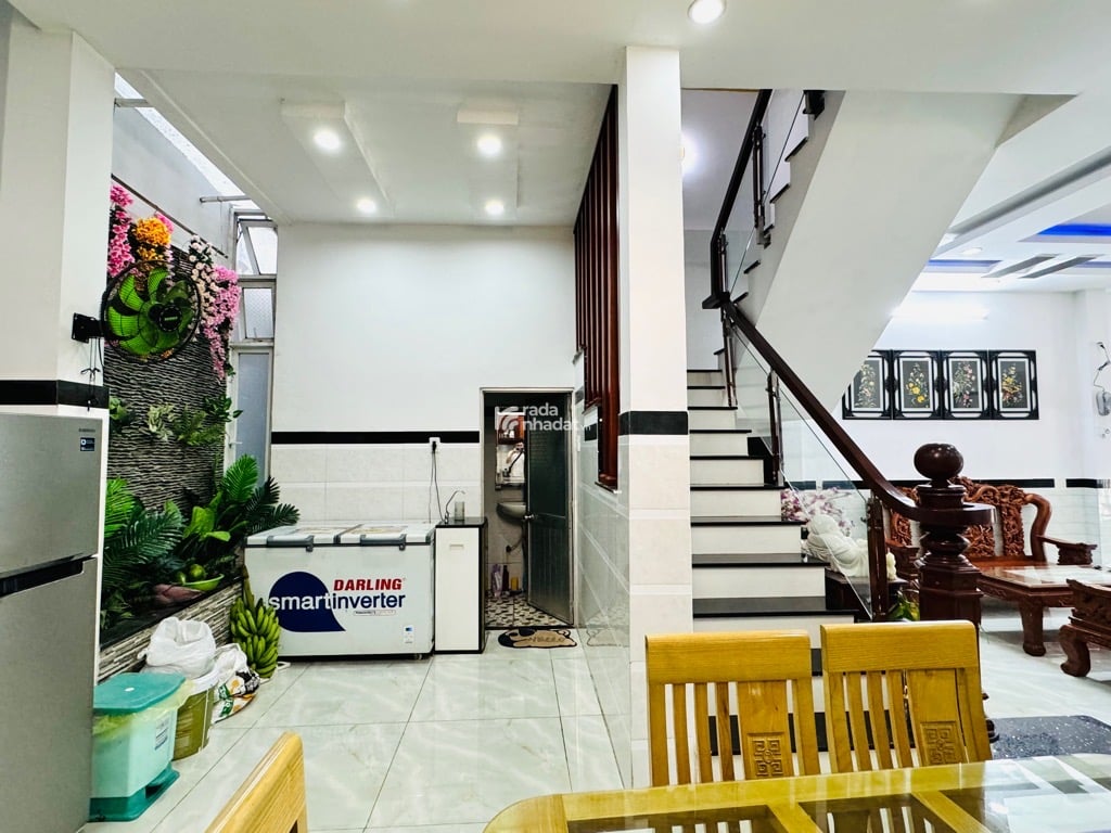 BÁN NHÀ KHU ĐẮC ĐỊA TRƯỜNG CHINH - PHAN HUY ÍCH 5 TẦNG, 8PN, NGANG 5M DT 105M2,12.X TỶ