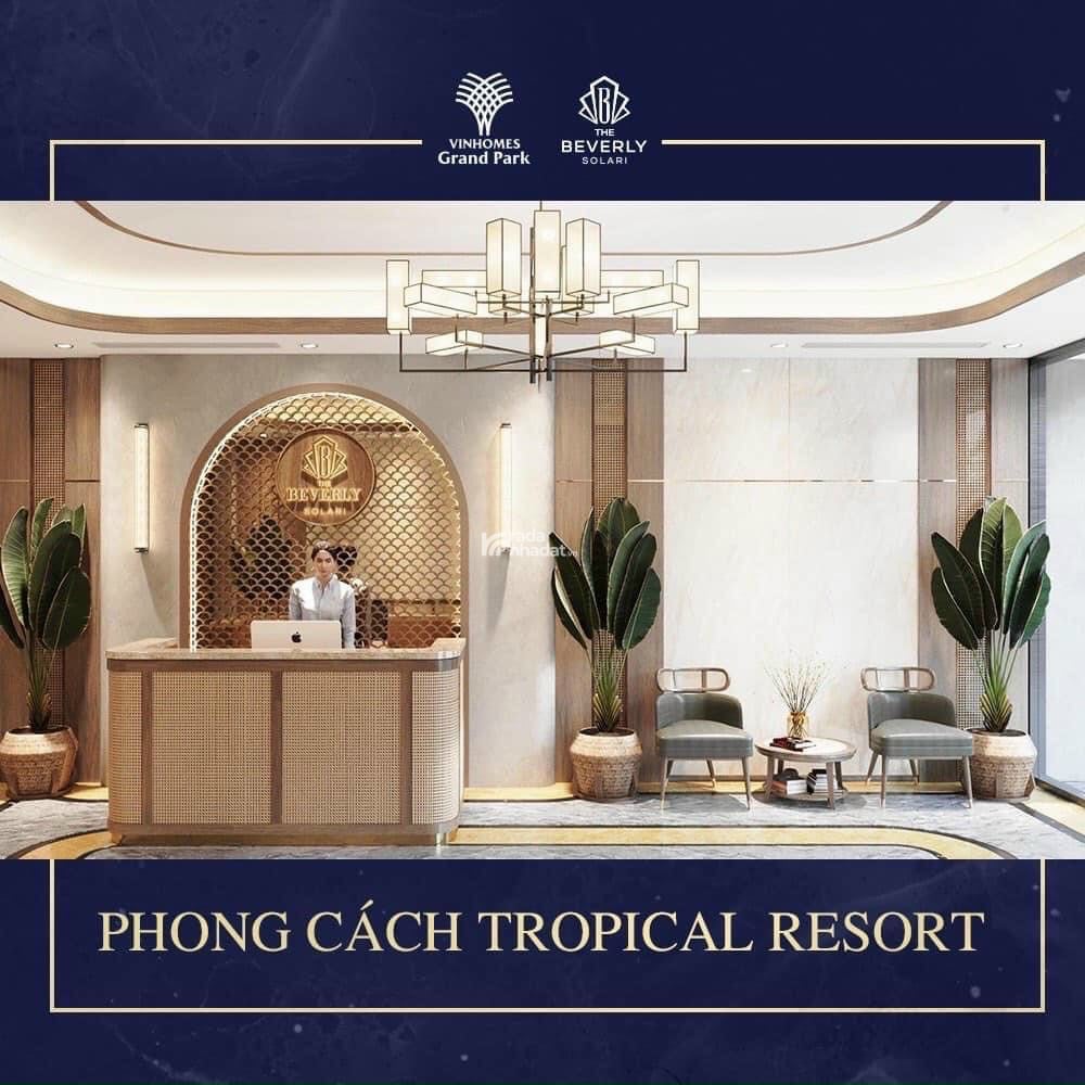 Chốt nhanh căn hộ Tropical Vinhomes  2PN, diện tích chuẩn, vào ở ngay