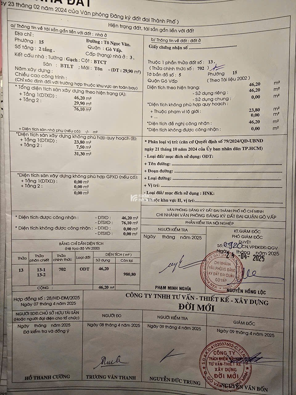Nhà hẻm xe hơi đậu cửa giá lúa non
