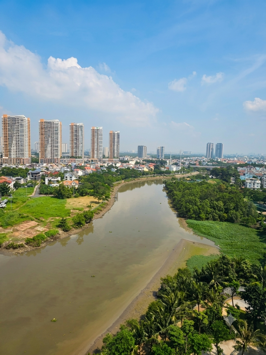 Bán 6.1 Tỷ căn 1PN 48m2 Đảo Kim Cương Quận 2, Full Nội Thất Đẹp