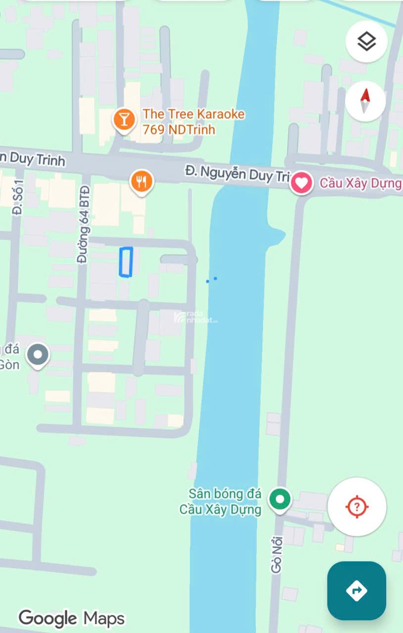 Đất nền BT liên kế vị trí đẹp BTĐ, KDC Trường Thịnh Q2, DT 160,8m2, sổ Hồng - 19,2 tỷ