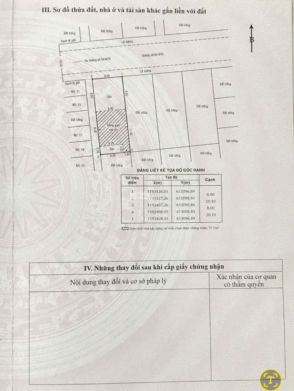 Đất nền BT liên kế vị trí đẹp BTĐ, KDC Trường Thịnh Q2, DT 160,8m2, sổ Hồng - 19,2 tỷ