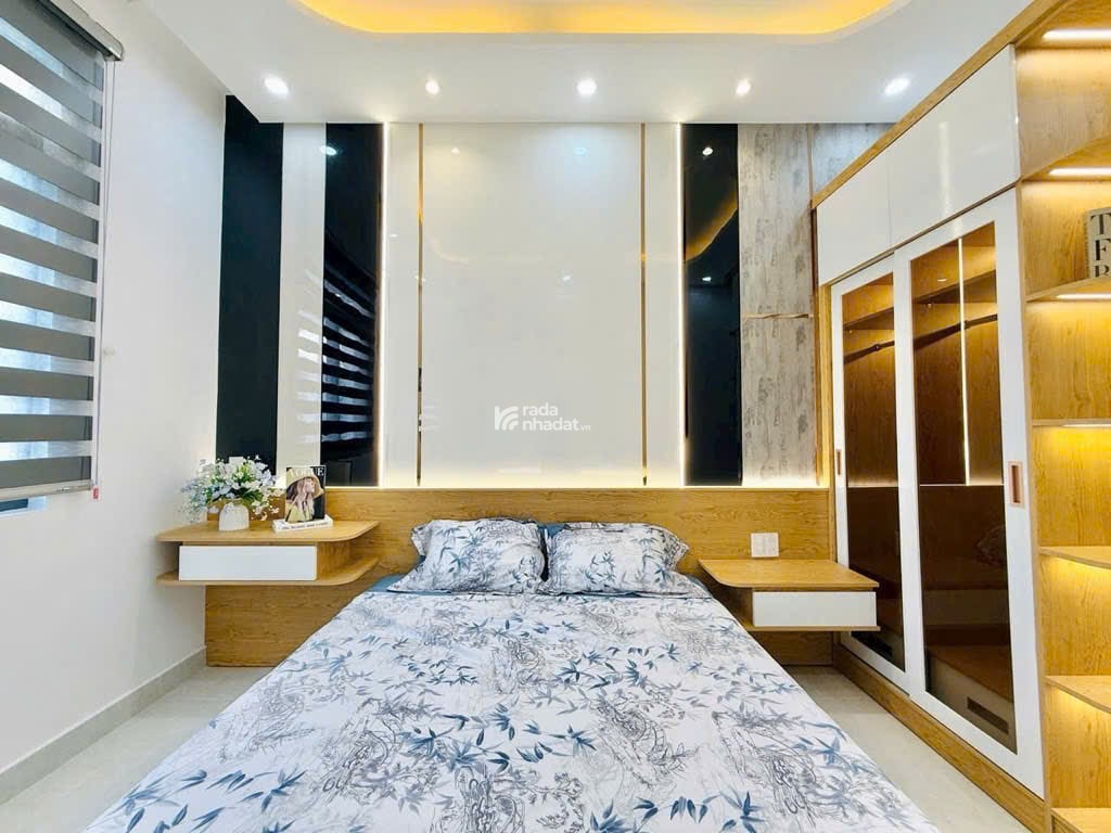 Nhà mới  4 tầng full nội thất  Gần Phạm Văn Chiêu  Gò Vấp  hẻm xe hơi  42m2  Giá 6.68 Tỷ