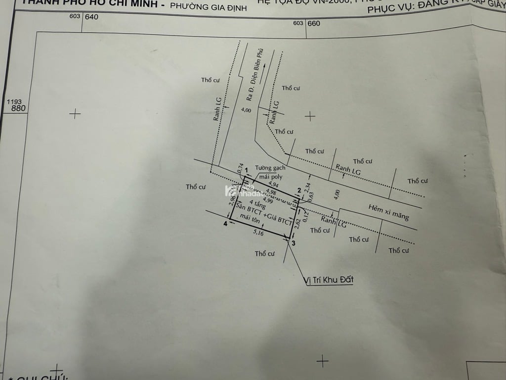 SÁT VÁCH QUẬN 1, ĐIỆN BIÊN PHỦ, BÌNH THẠNH, 20M2 Ở NGAY. GIẢM 350TR CHỈ 4.25T 