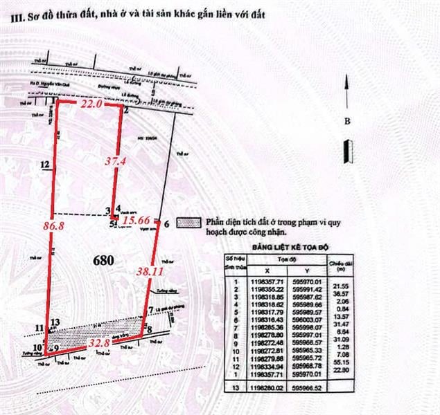 MẶT TIỀN KINH DOANH - 2226M2 - FULL THỔ CƯ - ĐẦU TƯ ĐA NGÀNH NGHỀ