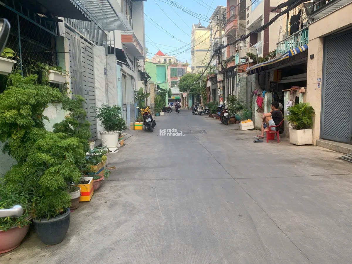 Hẻm nhựa 10m đường Khuông Việt 10m, 96m2, 4x24, 4 tầng, 5PN, 12 tỷ TL