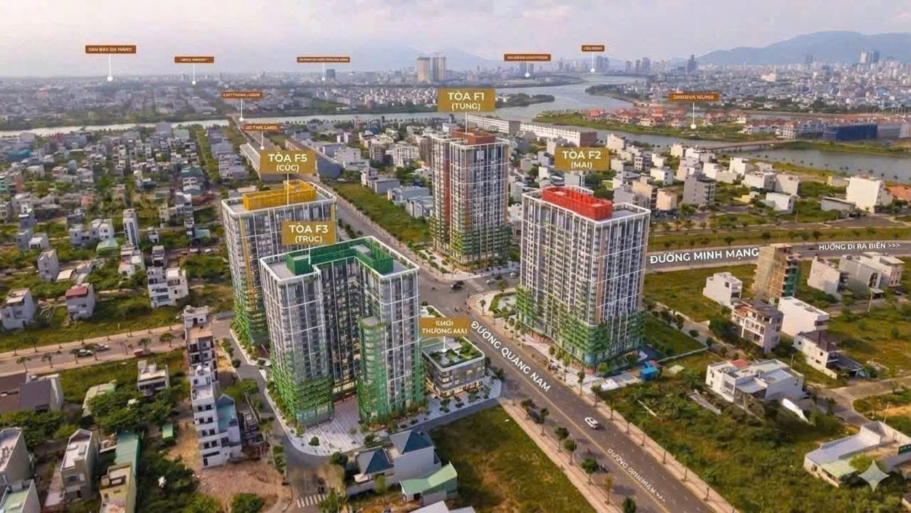 Mở bán căn hộ sun fours tower view sông - biển, chiết khấu 26.5%, miễn lãi 30 th