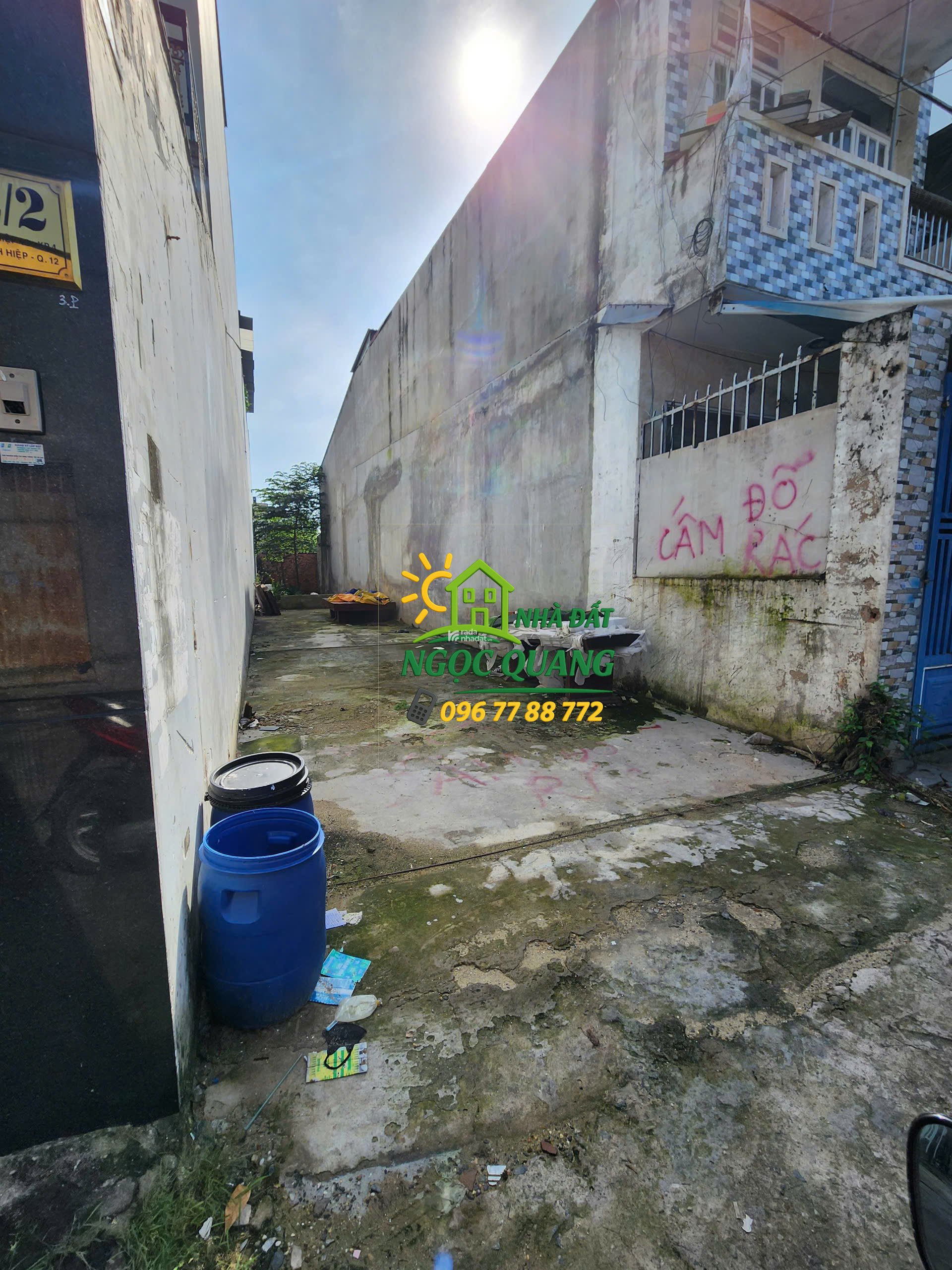 ĐẤT MẶT TIỀN THỤT ĐƯỜNG TRẦN THỊ NĂM, 4x35m, NGAY UBND PHƯỜNG, VỊ TRÍ ĐẸP