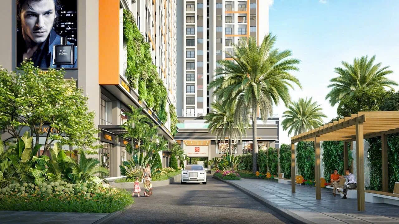 CĂN HỘ MẶT TIỀN QUỐC LỘ 13 GIÁ CHỈ 1 TỶ 7 2PN, 2WC SHR 