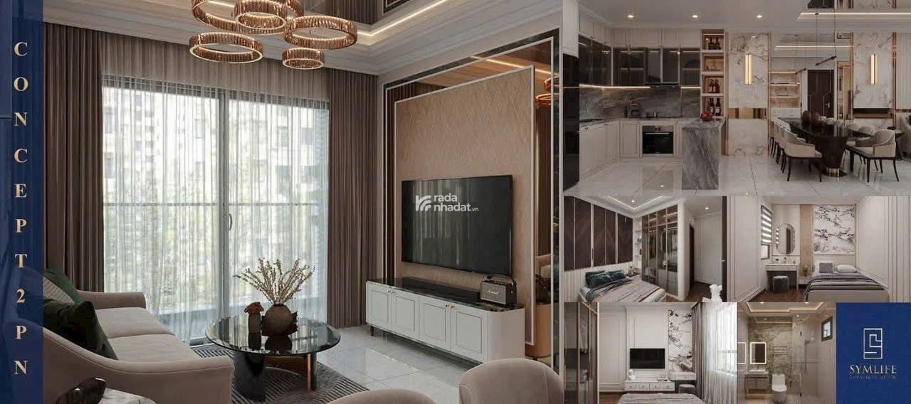 CĂN HỘ MẶT TIỀN QUỐC LỘ 13 GIÁ CHỈ 1 TỶ 7 2PN, 2WC SHR 
