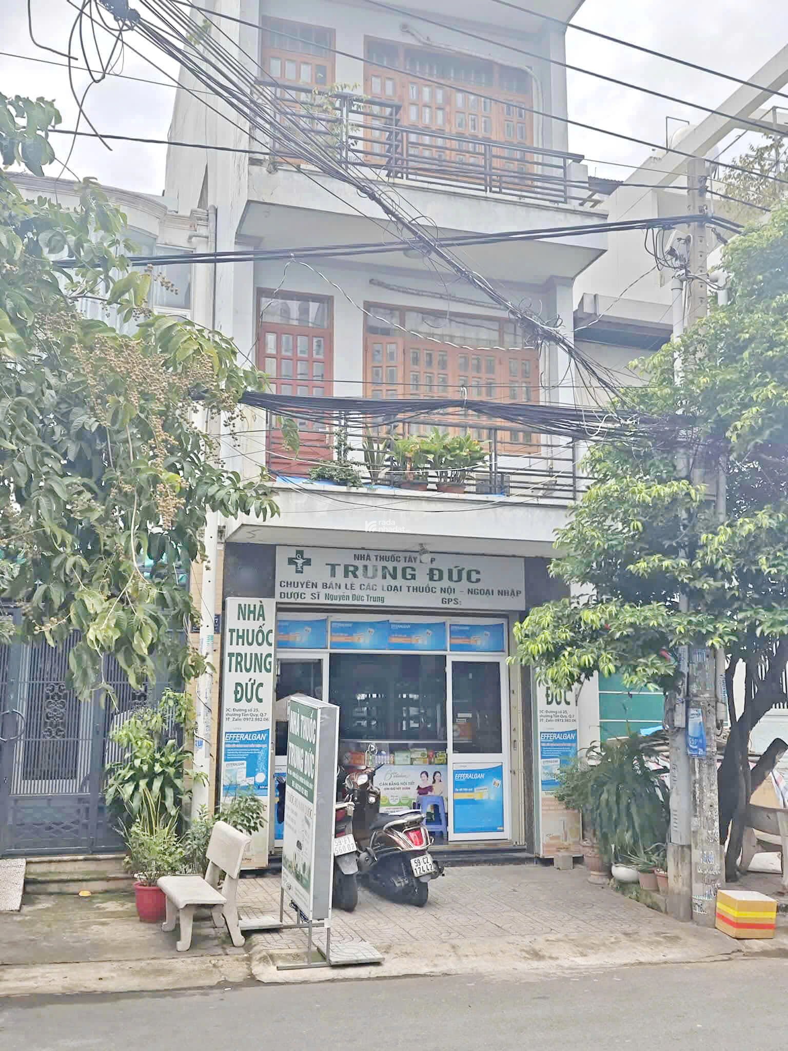 Bán nhà  mặt tiền đường số tân  quy quận 7