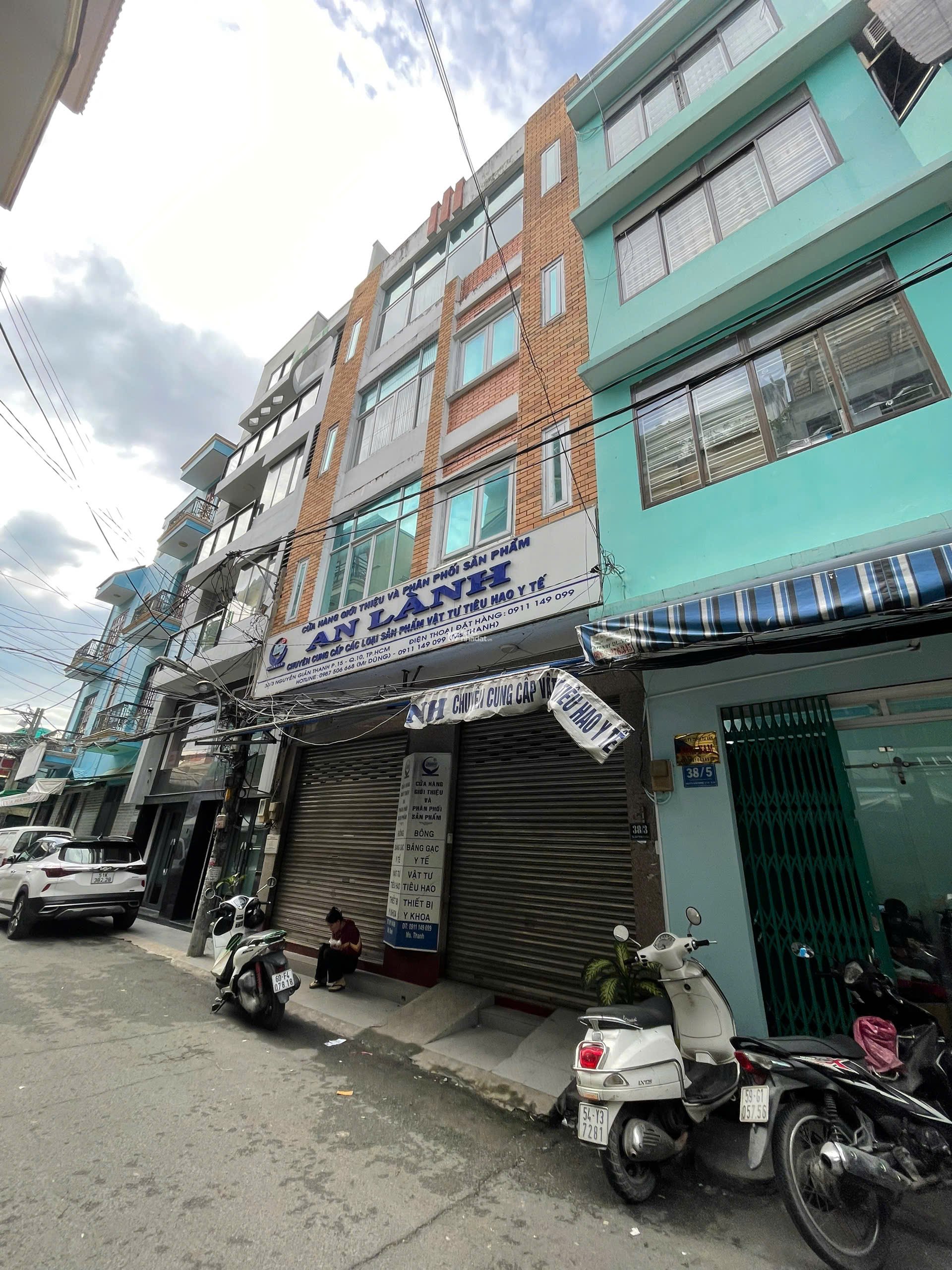 BÁN NHÀ NGUYỄN GIẢN THANH QUẬN 10 - 5 tầng, mặt tiền ngang 6m - giá tốt 18 tỷ 