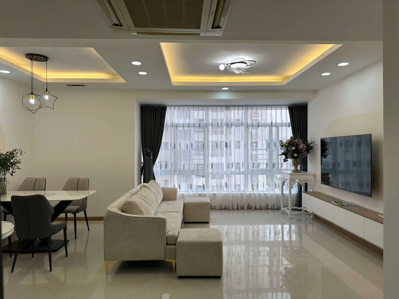 Cho thuê căn hộ Sky garden 3, PMH, Q7, 100m2, 3PN nhà mới đẹp, giá chỉ 27 triệu 