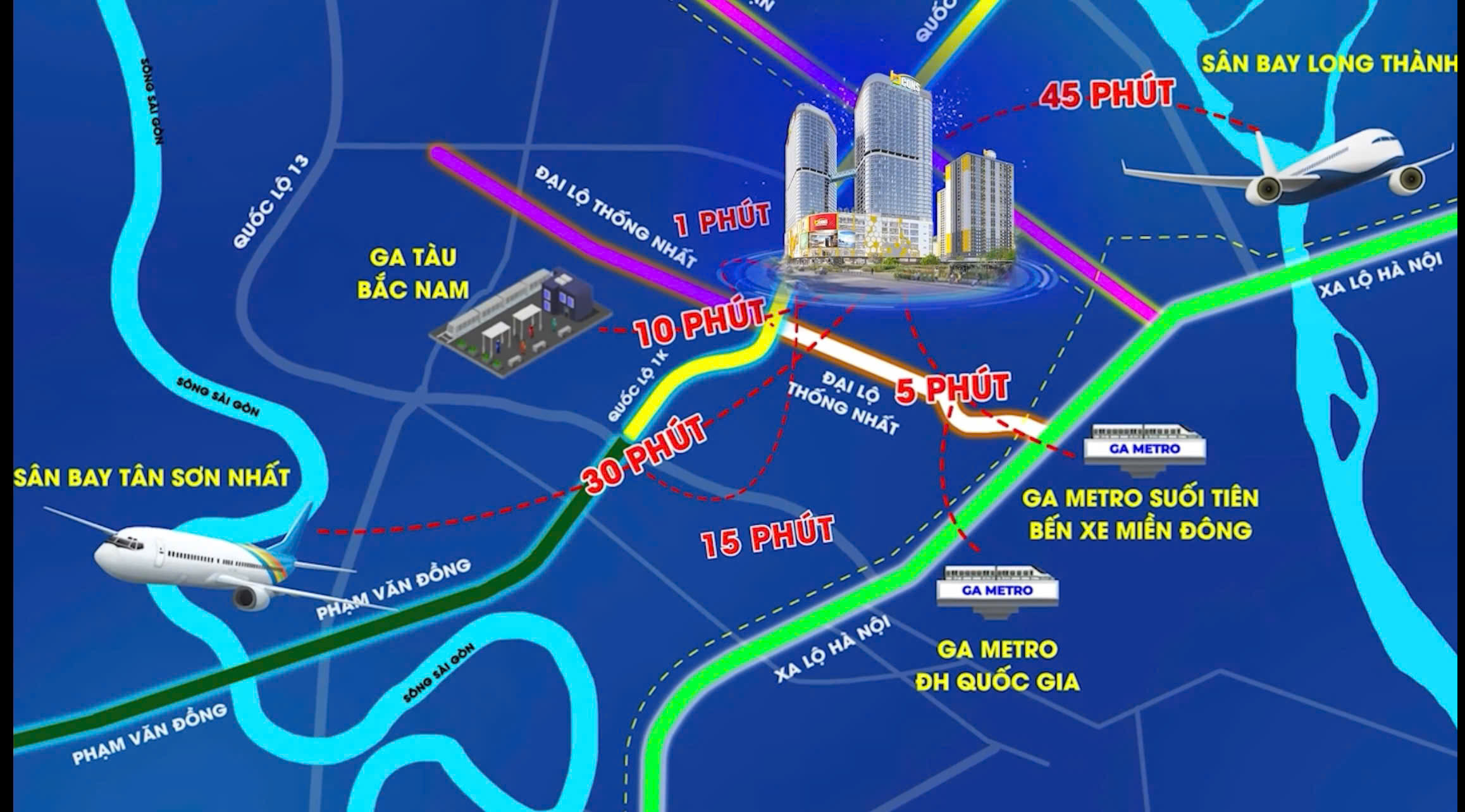 CHỈ 150 TRIỆU  CÓ NGAY CĂN HỘ 2PN TRUNG TÂM DĨ AN  BCONS CENTER CITY