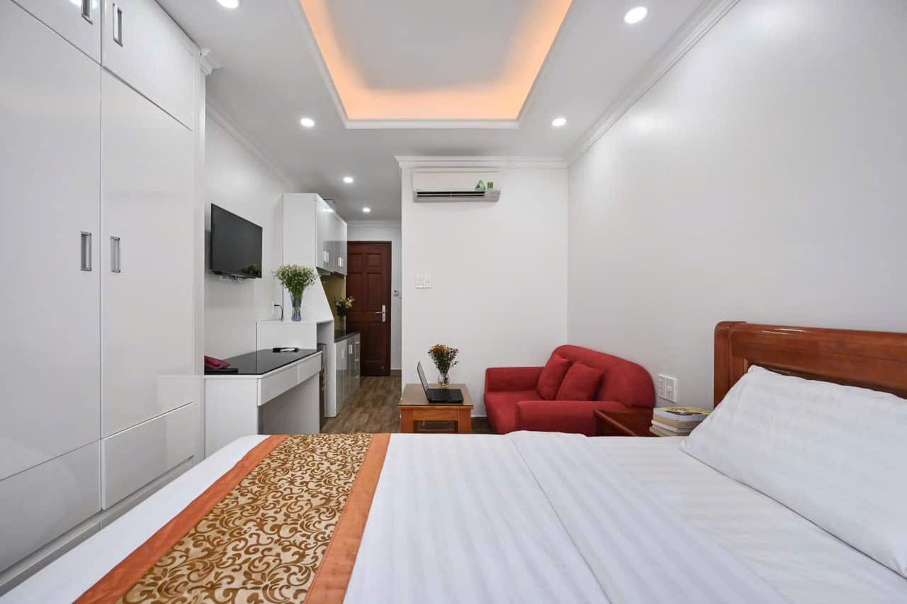 Cho thuê căn hộ dịch vụ Hưng Gia- Hưng Phước, Phú Mỹ Hưng, Q7, nhà đẹp, giá chỉ 6 triệu /tháng 