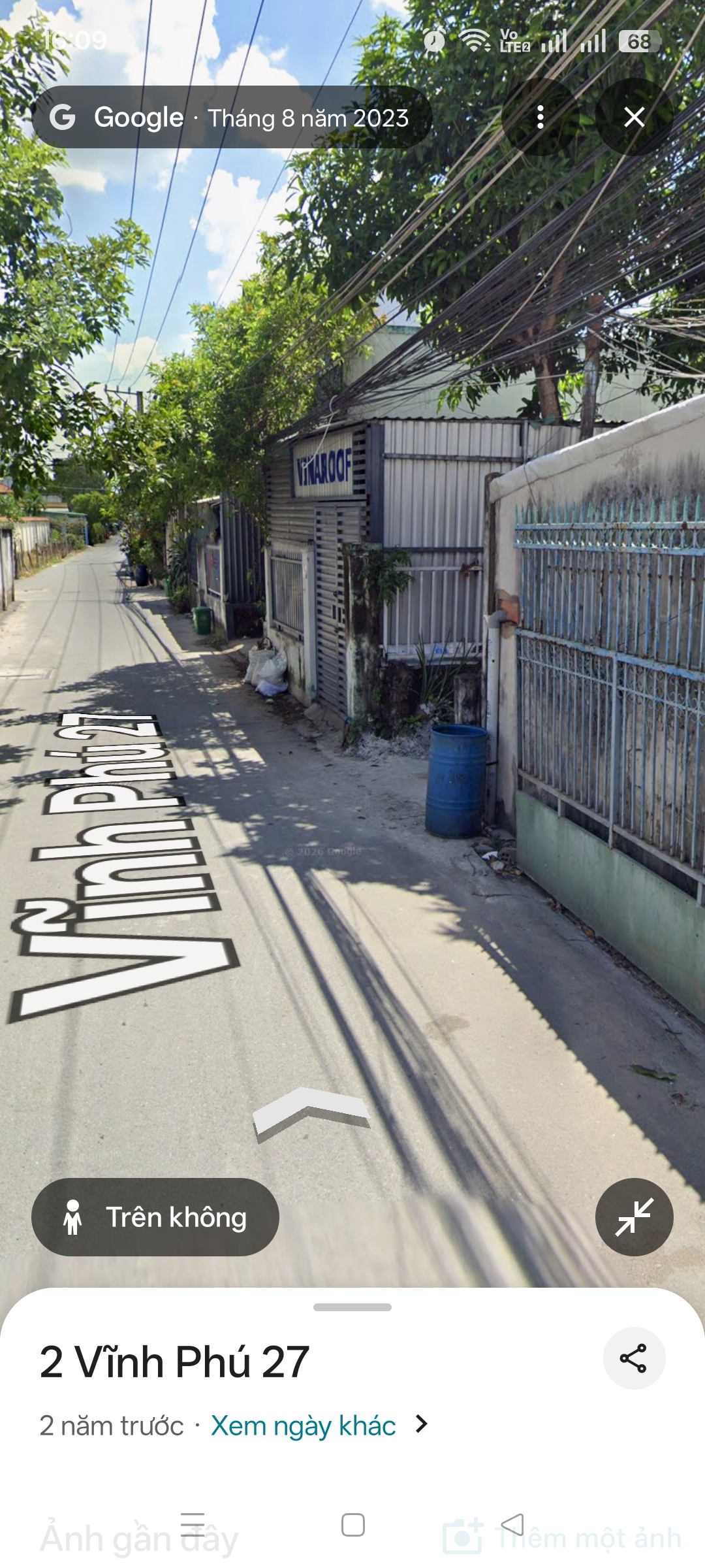 Cần bán nhà đường Vĩnh Phú 27,110m2