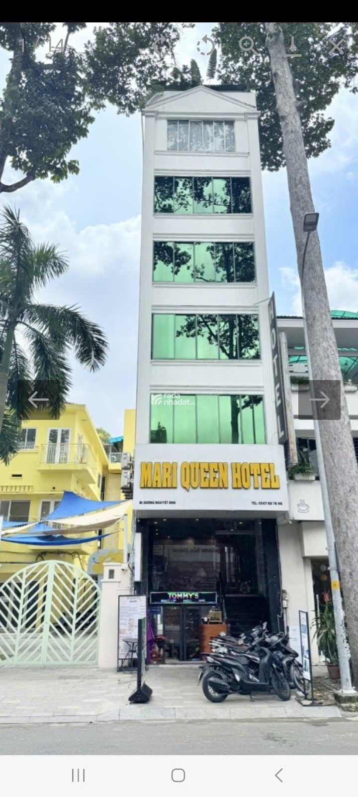 MT SƯƠNG NGUYỆT ÁNH – KHÁCH SẠN 17 PHÒNG – THU 170TR/TH – 80 TỶ.