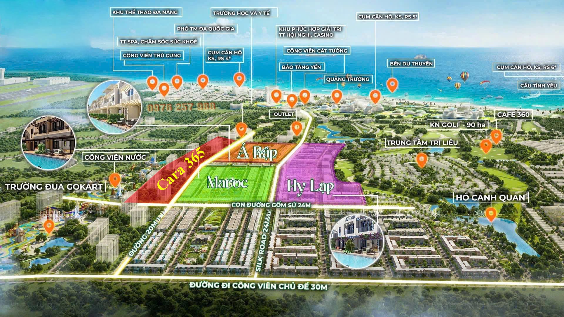 BĐS Caraworld Cam Ranh SHR Lâu Dài : Đất nền, Biệt thự, Nhà Phố/ Shophouse Xây sẵn