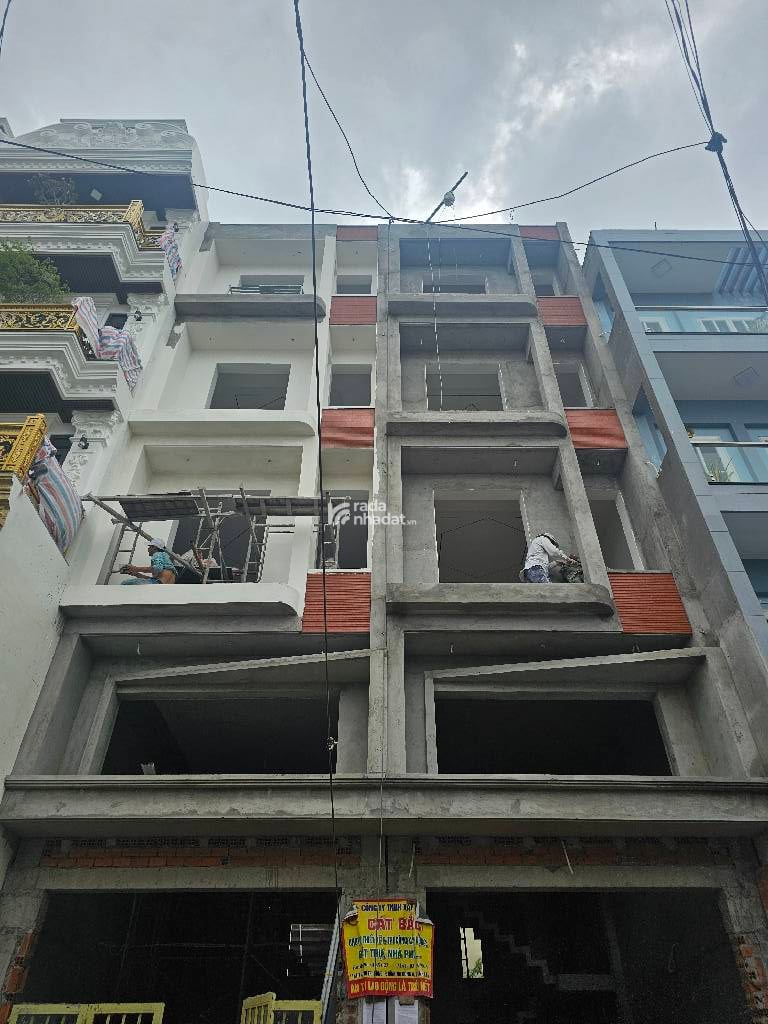 5 TẦNG - THANG MÁY 450KG - HẺM XE HƠI THẲNG 1 TRỤC - NGAY BỆNH VIỆN BÌNH TÂN - 76M2 