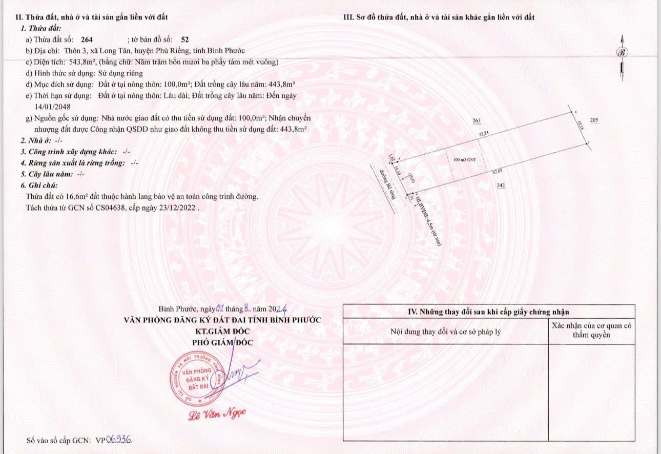 Đất giá siêu rẻ Long Hà - Phú Riềng