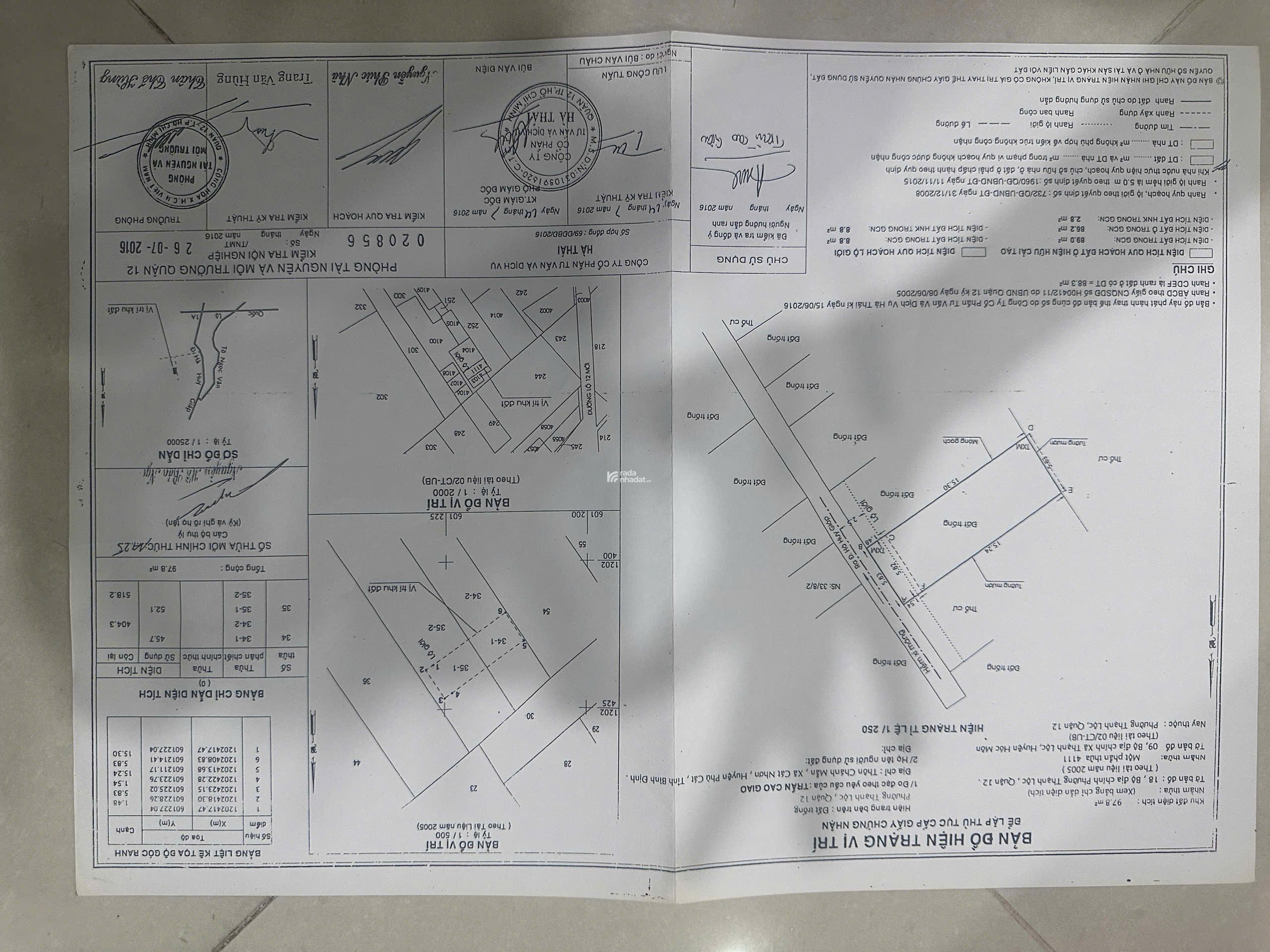 HẠ GIÁ SỐC - BÁN NHANH LÔ ĐẤT TL22, Q12 - 3.X TỶ