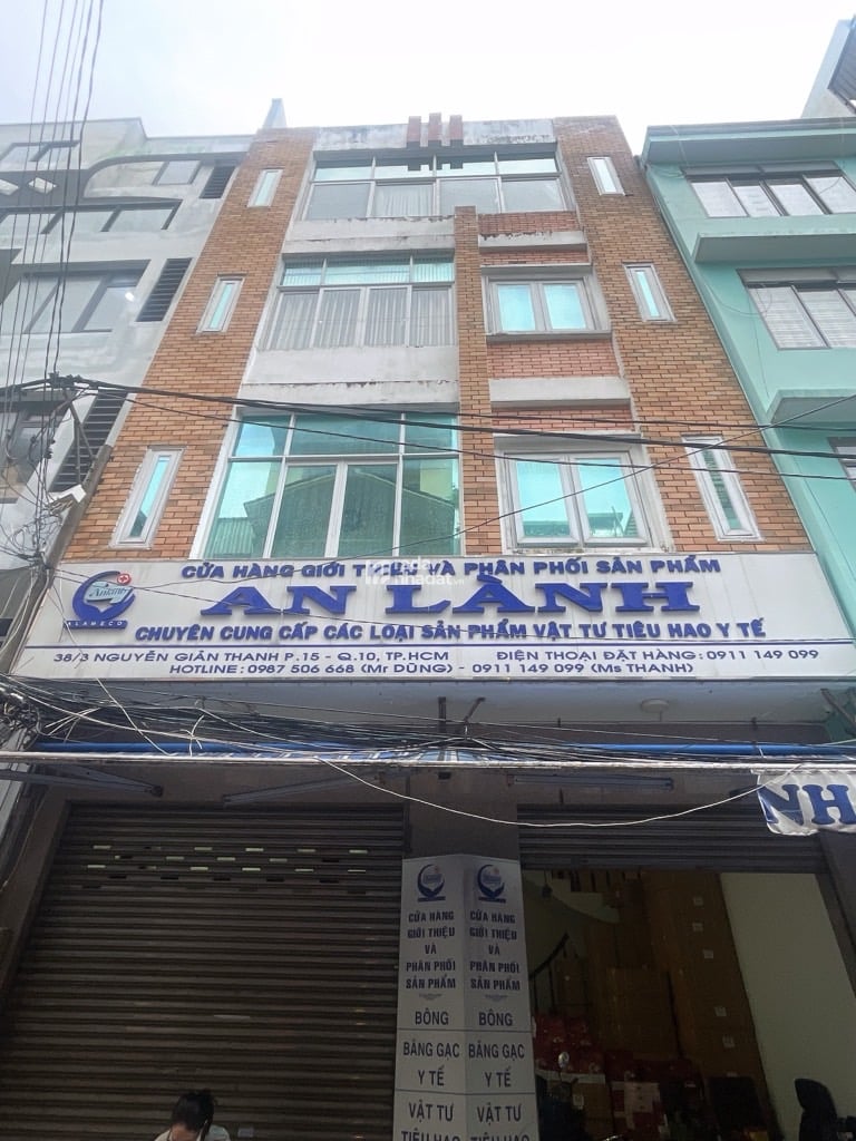 Bán nhà Q10 - chợ thuốc tây Nguyễn Giản Thanh - 7 x 9 x 4 tầng - kinh doanh, ở & cho thuê tốt 