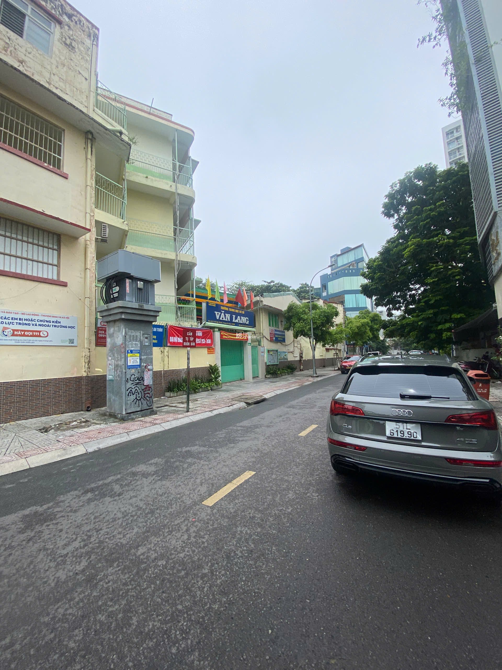 Tòa nhà hầm 6 tầng khu Trần Quý Khoách, P. Tân Định, Quận 1 GIÁ 72 tỷ