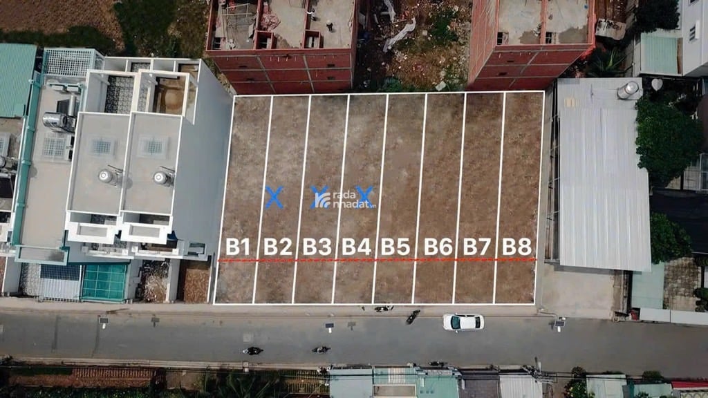 4 LÔ ĐẤT MTKD ĐƯỜNG SỐ 8, BÌNH TÂN, 400M2 TIỆN XÂY MỚI. GIẢM 350TR CHỈ 25.5T TL 