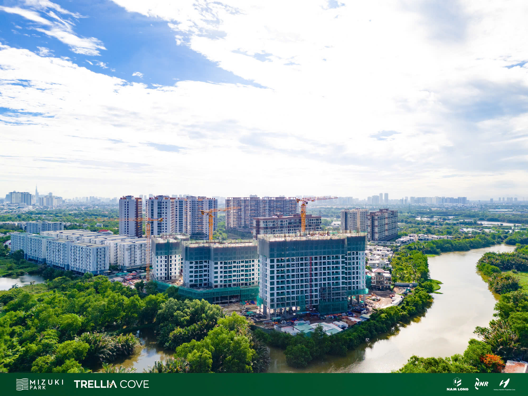 Căn Hộ Ven Sông Trellia Cove, Mizuki Park (26ha) Nguyễn Văn Linh, Bình Chánh, 2PN 75m2 5,2 tỷ