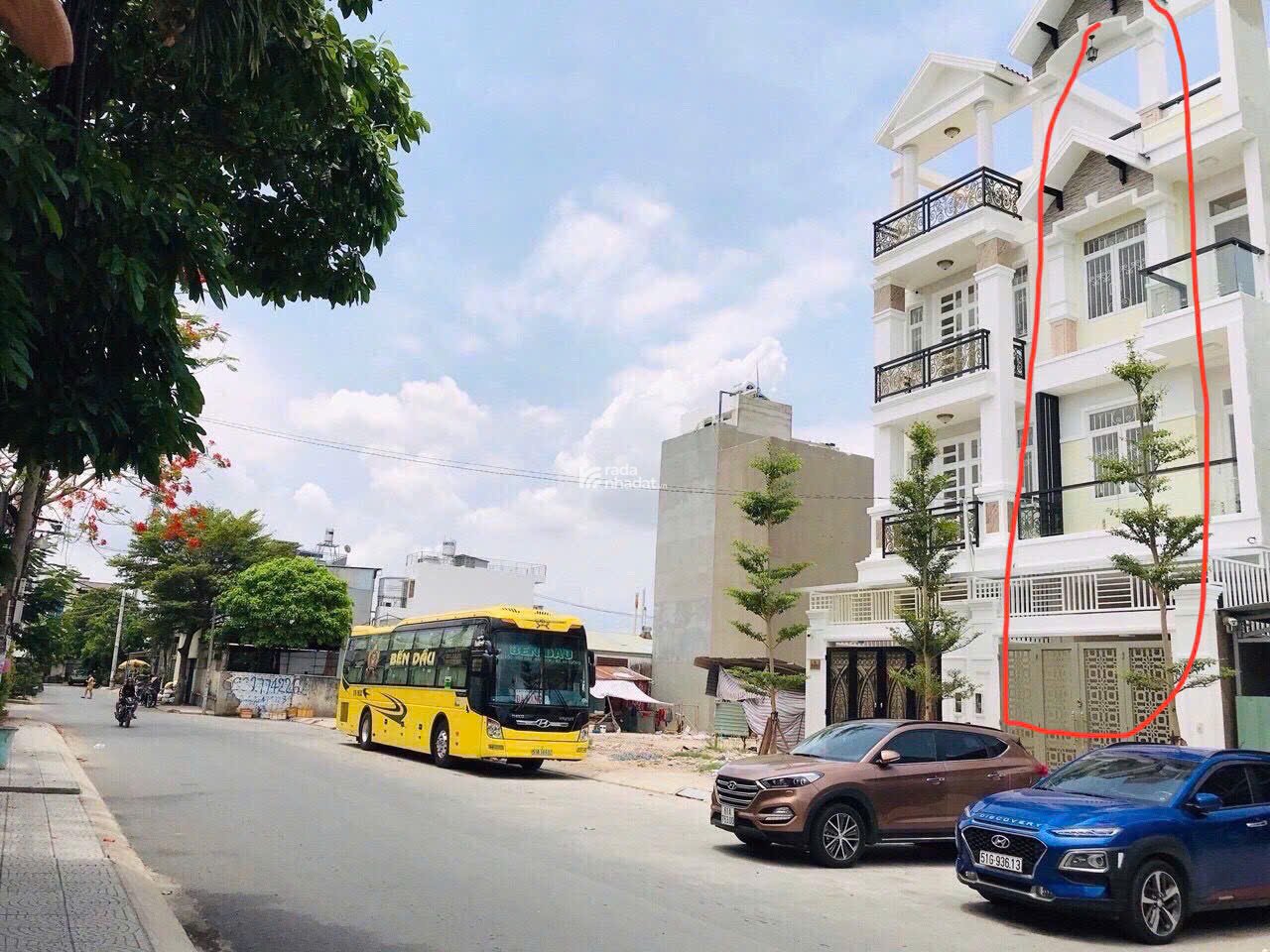 Cho thuê nhà  Phường Hiệp Bình Phước . HXT đường số 3,nằm giủa Vạn Phúc city với Garden Home